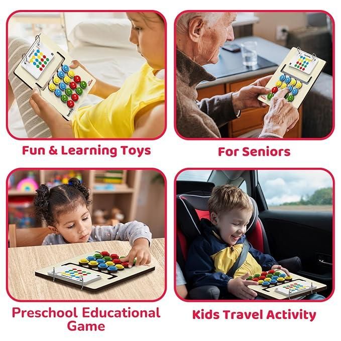 Kids Educational Puzzle Game – Fun Learning Toy for Toddlers & Children (Ages 3+) | Develops Brain, Motor Skills & Creativity